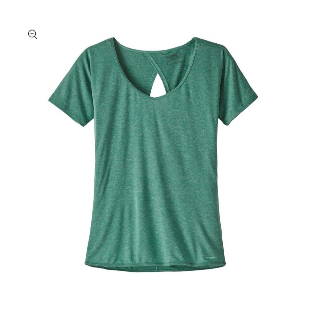 Patagonia Shirt Recycled Hemp Mindflow Size XS Keyhole Back Yoga Hiking